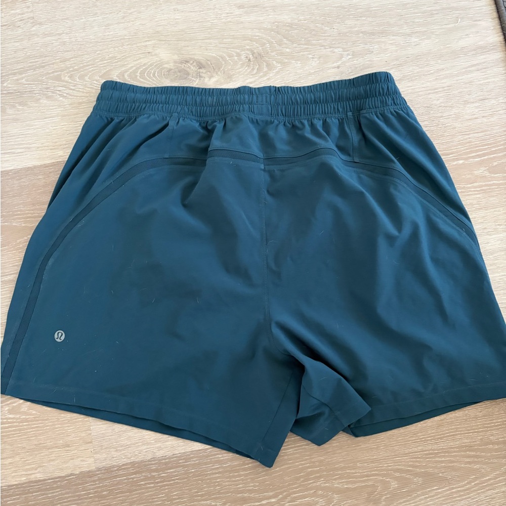 lululemon athletica Men's Athletic Shorts in Deep Teal